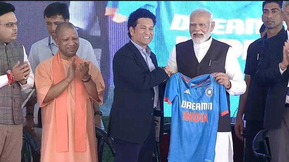 Watch: Sachin Tendulkar Gifts Indian Cricket Team Jersey To PM Modi In Varanasi