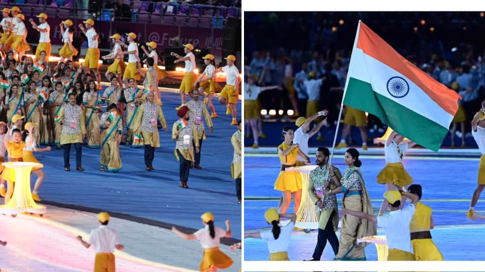 Asian Games 2023: Lovlina Borgohain, Harmanpreet Singh Lead India In Opening Ceremony - Watch