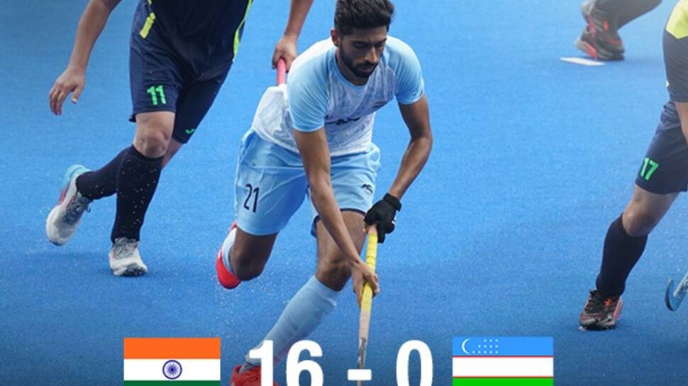 Asian Games 2023: India THRASH Uzbekistan 16-0 In Opening Match Of Men&#039;s Hockey