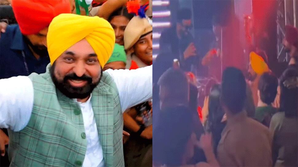 Parineeti Chopra-Raghav Chadha&#039;s Wedding: Punjab CM Bhagwant Mann Enjoys Sangeet Ceremony