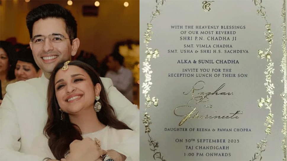 Parineeti Chopra's wedding invitation