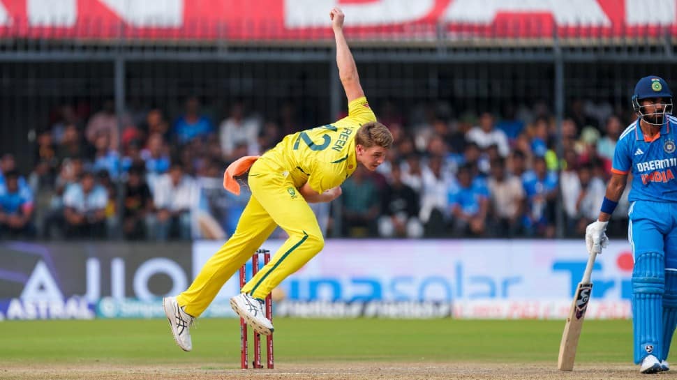 Cameron Green conceded 103 runs, the most by an Australian bowler against India in ODIs. Clint McKay conceded 89 runs previously in 2013 in Bangalore. (Photo: AP)