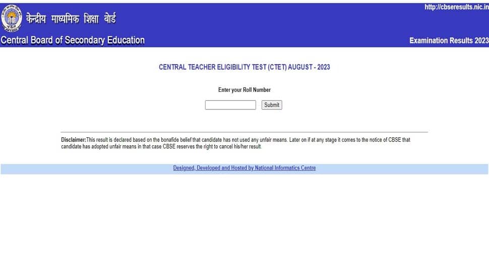 CBSE CTET Result 2023 DECLARED At ctet.nic.in- Check Direct Link, Steps To Download Scorecard Here