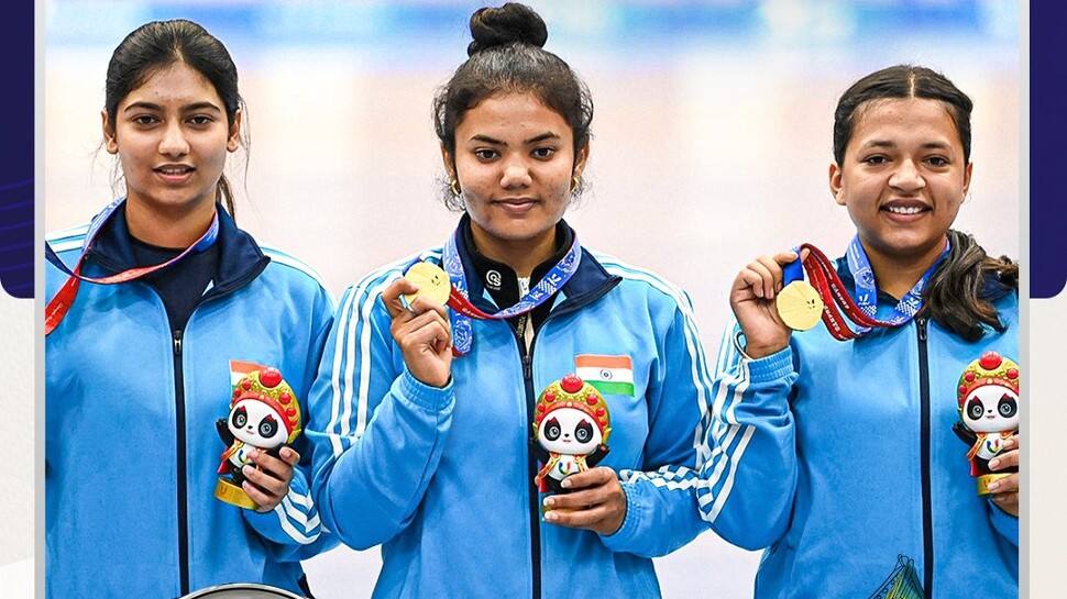 Indian Women Bring Home Silver In 50m Rifle 3 Positions Team Event, Open Medals Account On Day 4 Of Asian Games 2023