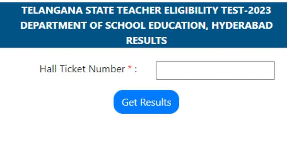 TS TET Result 2023: Telangana TET Results DECLARED At tstet.cgg.gov.in- Direct Link, Steps To Check Scores Here