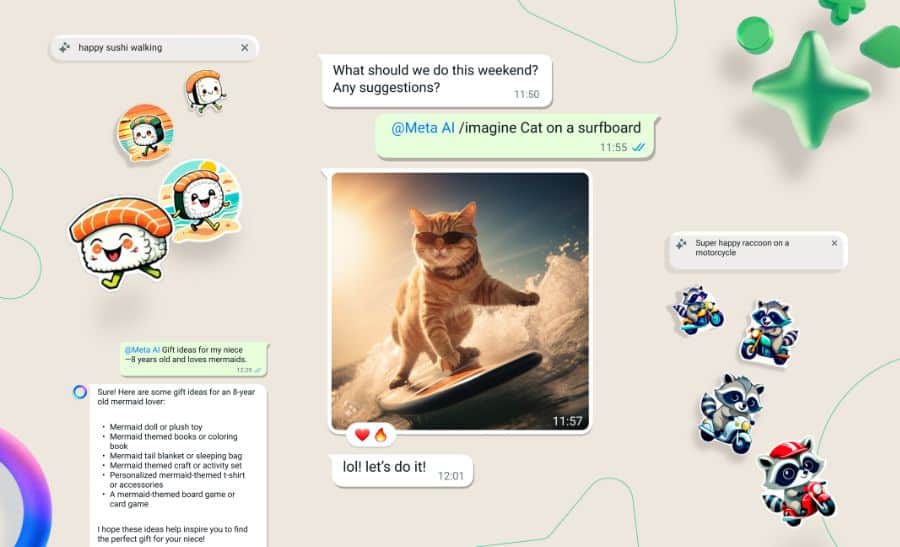 New AI Features On WhatsApp, Messenger and Instagram