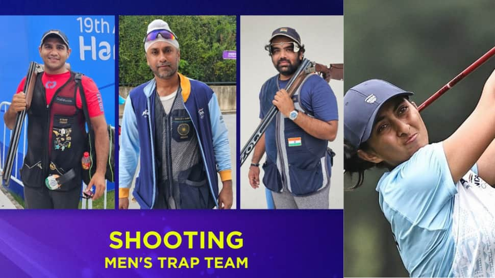 Asian Games 2023: Men&#039;s Trap Shooting Team, Golfer Aditi Ashok Clinch Gold 