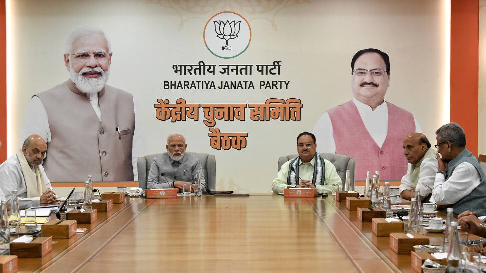 BJP CEC Discusses Candidates For Rajasthan, Chhattisgarh Assembly Elections