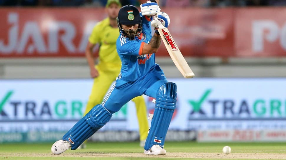 Former India captain Virat Kohli has scored 1,030 runs in 26 matches in ICC ODI Cricket World Cups at an average of 46.8 with 2 hundreds and 6 fifties. (Photo: ANI)