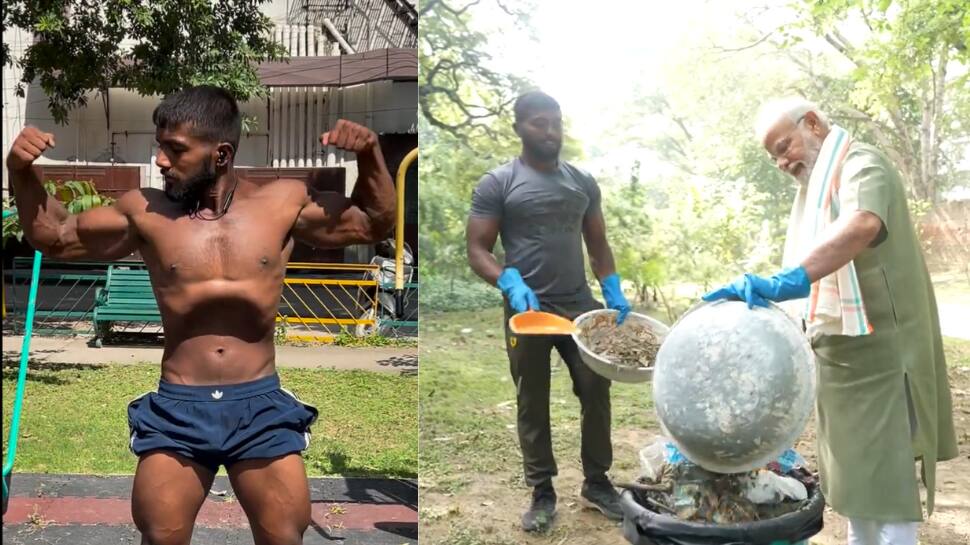 Meet &#039;Ram Ram Bhai Sara Ne&#039; Fame Fitness Infuencer Ankit Baiyanpuria, Who Joined PM Modi In Cleanliness Drive