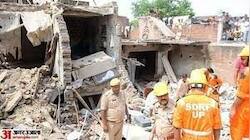 3 Storey Building Collapses in MP's Satna, Workers rescued 