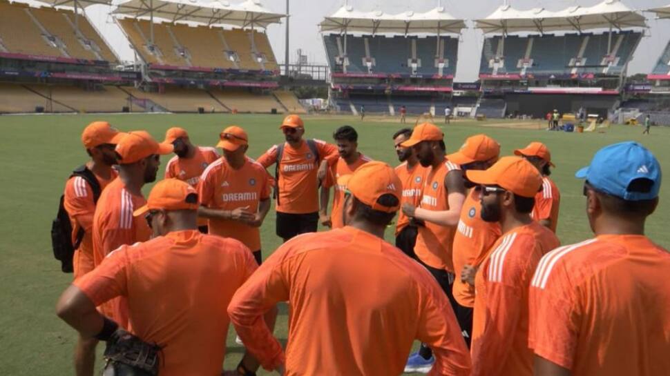 Cricket World Cup 2023: Team India Don New &#039;Orange&#039; Training Kit At Chepauk As Preparations Begin, Check PICS Here