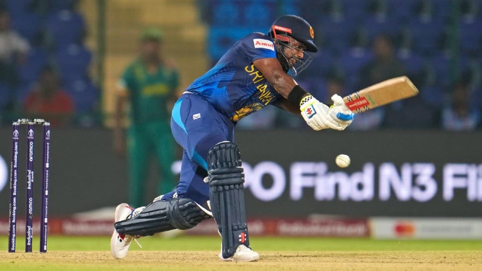 Sri Lanka's Charith Asalanka en route to scoring 79 off 65 balls against South Africa in ICC Cricket World Cup 2023 match in Delhi. Overall, 105 boundaries have been scored in the game, the most number of boundaries scored in the match In World Cup. The previous best was 93 between West Indies and New Zealand in Wellington in 2015. (Photo: AP)