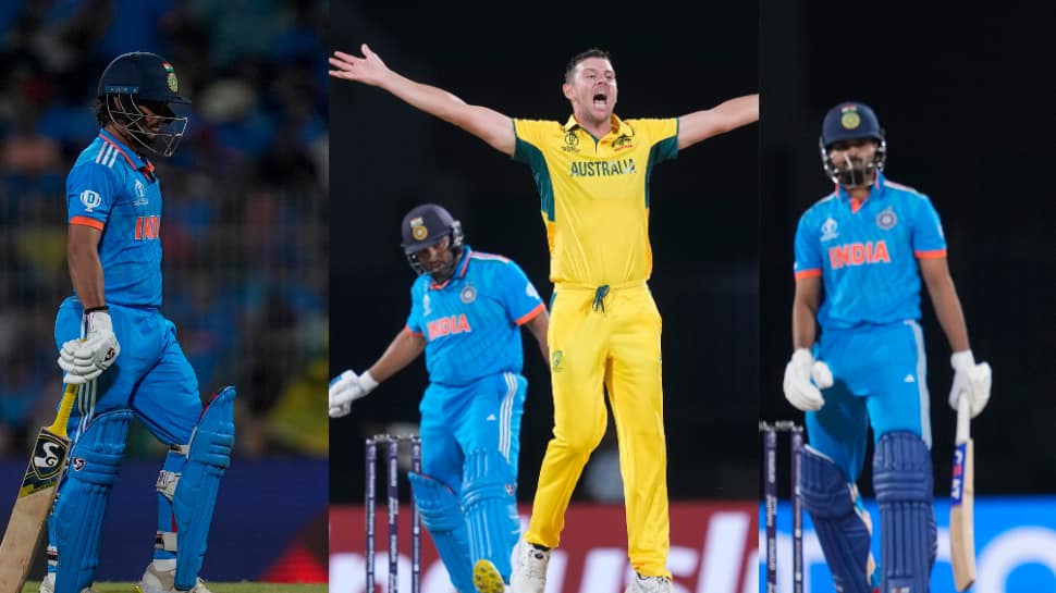 India&#039;s Historic Collapse: Top 3 Batters Get Out For Ducks For First Time In ODI History Against Australia In Cricket World Cup 2023