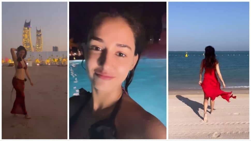 Disha Patani Soars Temperature In Sexy Red Bikini - Watch High-Spirited Vacay Video 