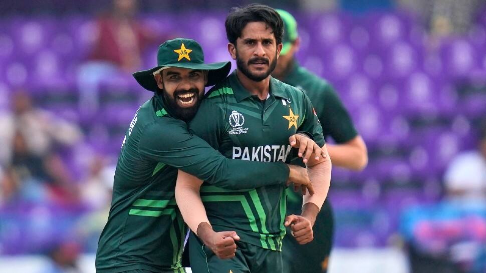 Pakistan pacer Hasan Ali (97) needs three scalps to reach the landmark of 100 wickets in ODIs. Hasan took a four-wicket haul in the last World Cup 2023 match against Sri Lanka in Hyderabad. (Photo: AP)