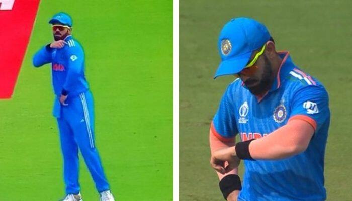 Virat Kohli&#039;s Wrong Jersey Mishap Adds Comic Twist To IND vs PAK Game, Watch Viral Video