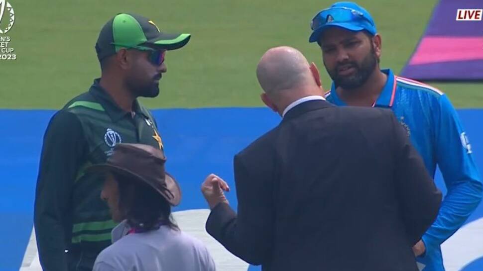 WATCH: Babar Azam Booed By Indian Crowd During India Vs Pakistan Toss At Narendra Modi Stadium Cricket World Cup 2023