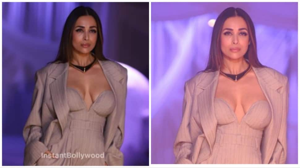 Lakme Fashion Week: Malaika Arora Exudes Boss Vibes In Sexy Bustier Top, Suit 