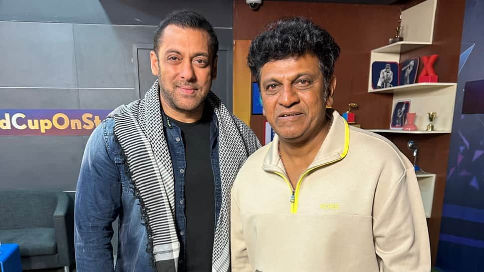 South Sensation Dr Shivarajkumar Meets Salman Khan Ahead Of &#039;Ghost&#039; Release