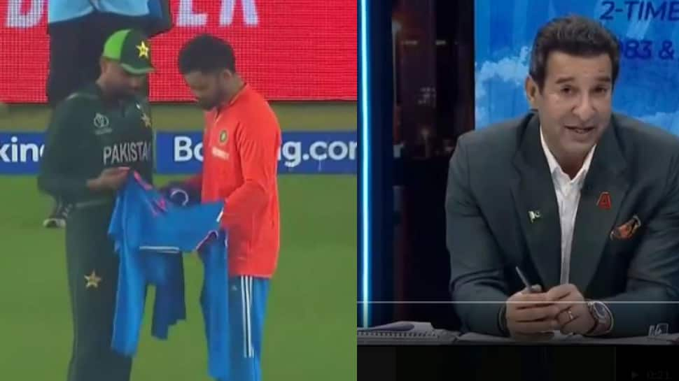 Wasim Akram Slams Pakistan Captain Babar Azam For Receiving Virat Kohli Jersey After Embarrassing Loss To India In Cricket World Cup 2023