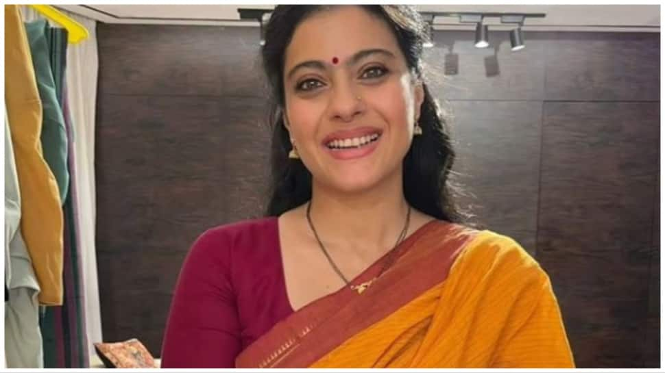 Kajol Kickstarts Navratri With Stunning Traditional Orange Saree – PICS