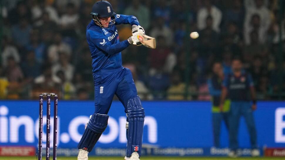 England batter Harry Brook scored the second highest score of 66 in ODI in the ICC Cricket World Cup 2023 match against England in Delhi. His top score in ODI is 80 runs. (Photo: AP)