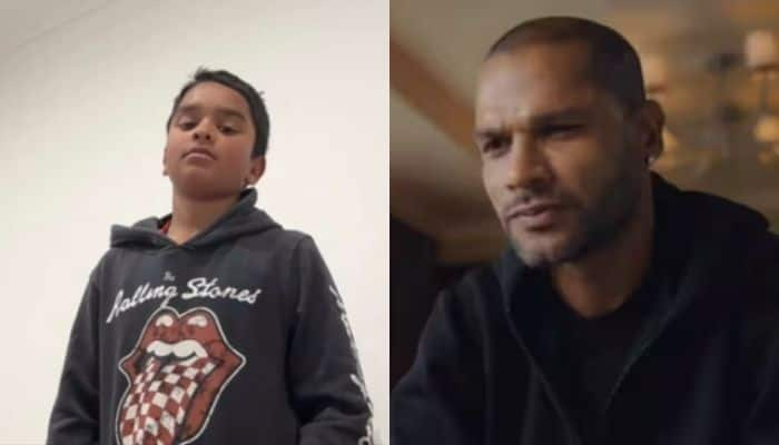 WATCH: Shikhar Dhawan&#039;s Heartfelt Video Call With Son Zoravar After Divorce With Wife Aesha Mukerji