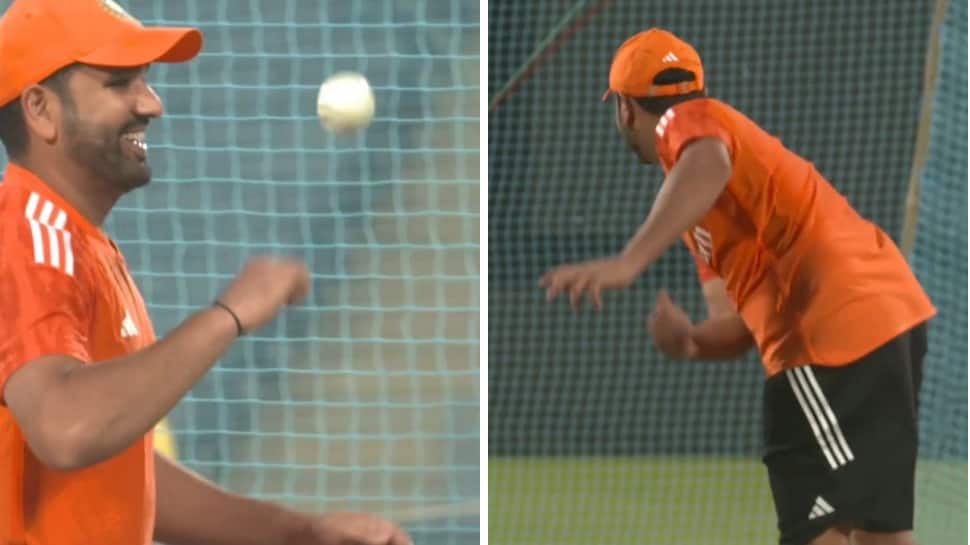 Cricket World Cup 2023: Rohit Sharma Bowls Off-Spin Ahead Of India vs Bangladesh Clash, Video Goes Viral - Watch