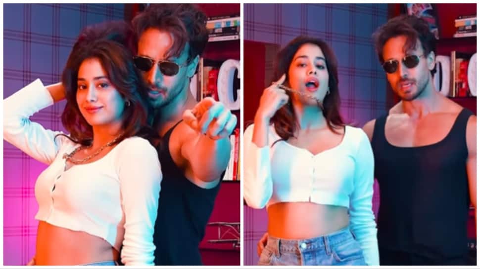 Janhvi Kapoor Shakes A Leg With Tiger Shroff Ahead Of &#039;Ganapath&#039; Release - VIDEO 