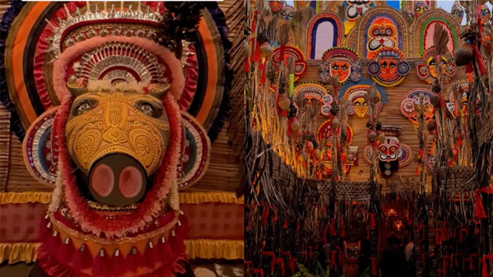 Durga Puja 2023: Rishab Shetty&#039;s Kantara-Themed Pandal, Idols Witnessed In Kolkata