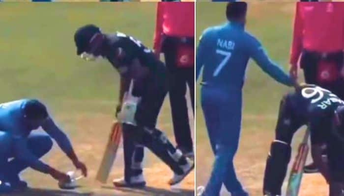 Babar Azam Refuses To Let Senior Mohammad Nabi Tie His Shoe Lace, Heartwarming Video Goes Viral – WATCH