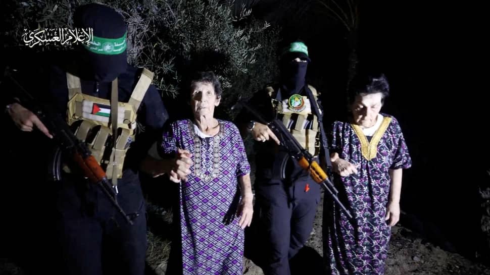 Hamas Releases Two Elderly Israeli Women Hostages On &#039;Humanitarian. Health Grounds&#039;