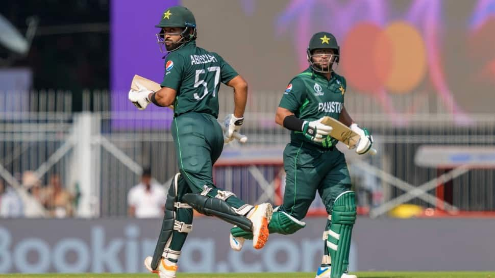 Pakistan batters smashed two sixes in the Power Play, which is the joint fewest sixes hit by a team in the Power Play overs in 2023 ODIs along with Canada and Zimbabwe. (Photo: AP)