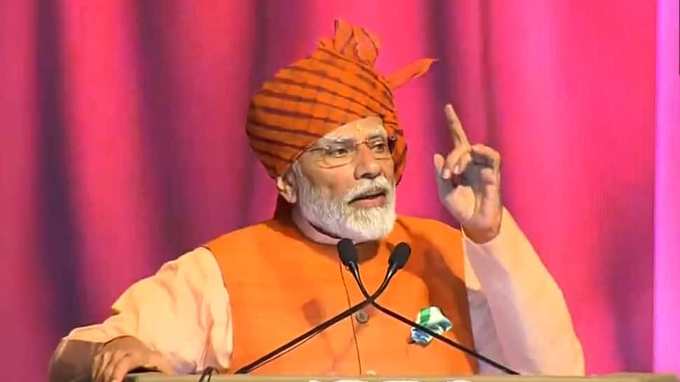 PM Narendra Modi Takes Veiled Dig At China, Says &#039;Shastra Puja In India...&#039;