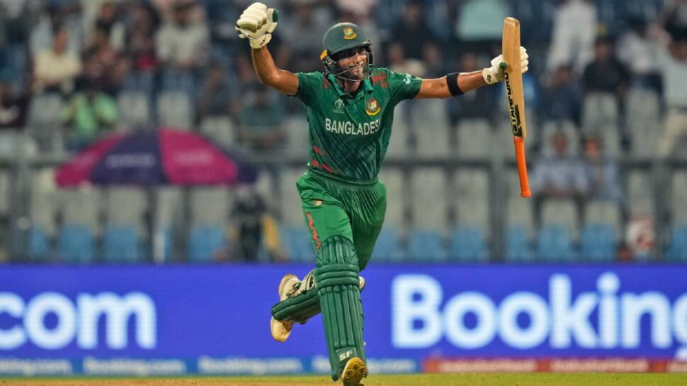 Bangladesh's centurion Mahmudullah completed 800 runs in the World Cup, becoming the third-highest run-scorer for Bangladesh in the World Cups. He surpassed Tamim Iqbal’s tally of 718 runs. (Photo: AP)