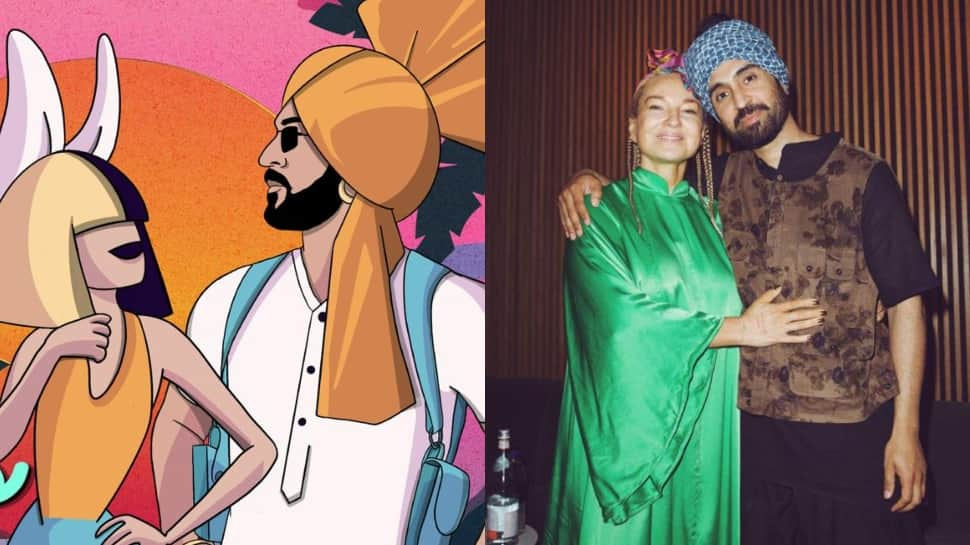 Banger Alert! Diljit Dosanjh Joins Hands With Hollywood Singer Sia For &#039;Hass Hass,&#039; Fans Are In Love