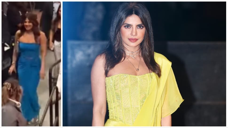 Priyanka Chopra Looks Sassy In Off-Shoulder Blue Dress As She Grooves At Nick Jonas&#039; Concert - WATCH VIDEO