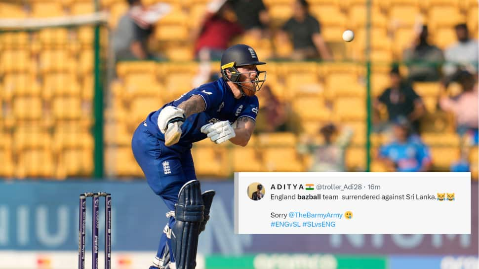 &#039;Bazball Destroyed By Sri Lanka&#039;: Memes Pour In As SL Bowl Out ENG For 156 Inside 34 Overs In Cricket World Cup 2023