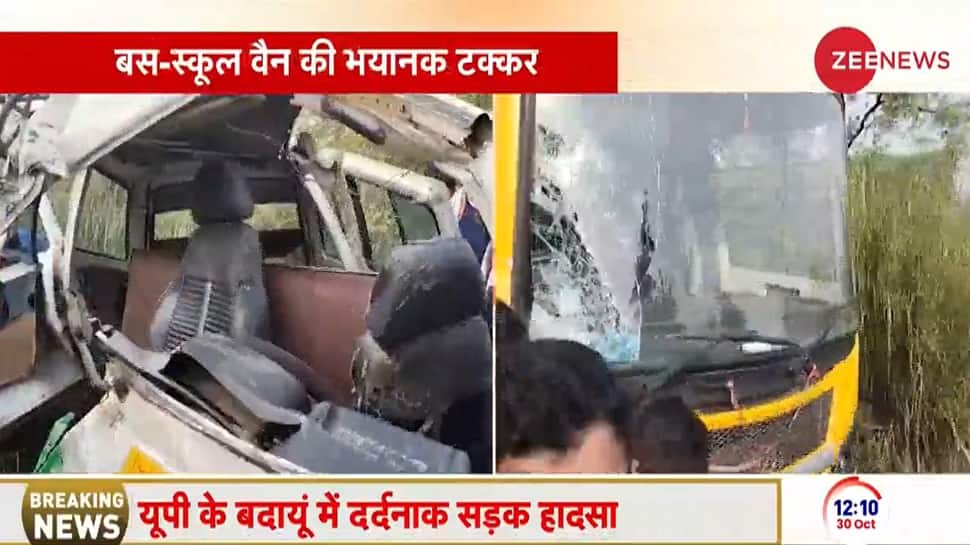 Four School Students Killed In Horrific Bus Accident In UP's Badaun