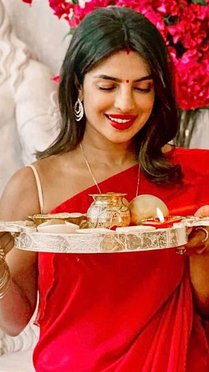 Sonam Bajwa Paints The Town Red In Piping Hot Red Sheer Saree & Ladies,  Take Note For This Karwa Chauth & Be Ready To Hypnotise Your Partners With  Your Traditional Sensuality!