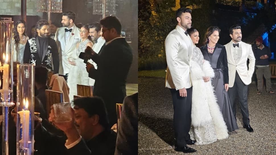 Inside Pics: Varun Tej, Lavanya&#039;s Pre-Wedding Festivities Begin With Cocktail Night, Allu Arjun, Ram Charan Attend