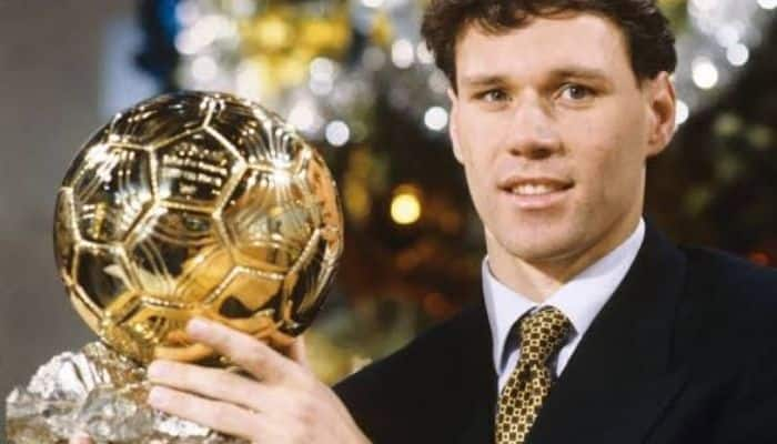 5. Marco van Basten - 3 Ballon d'Or Awards