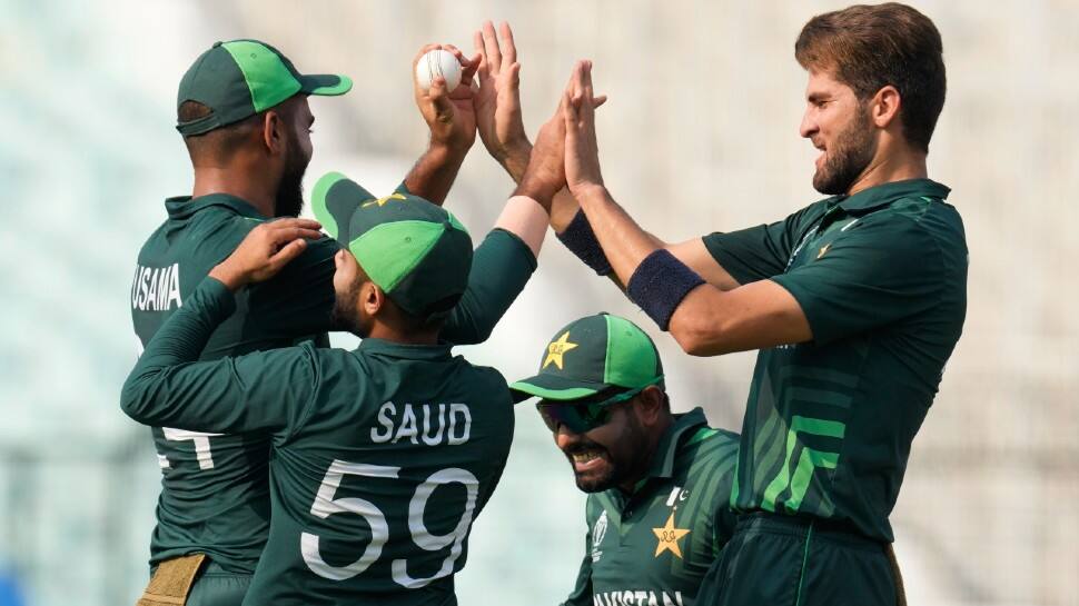 Shaheen Shah Afridi has now picked up the fourth-most wickets (32) for Pakistan in World Cups. He surpassed Shahid Afridi’s tally of 30 scalps. Wasim Akram (55), Wahab Riaz (35) and Imran Khan (34) are in the top three spots. (Photo: AP)