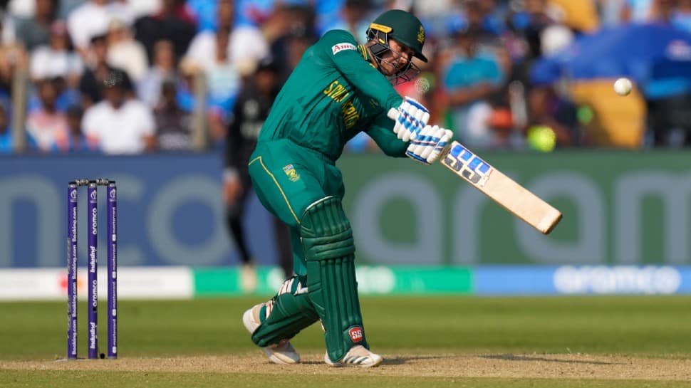 Quinton de Kock (4) has scored joint most centuries by wicket-keeper in a single edition of the World Cup with Kumar Sangakkara (4). (Photo: AP)