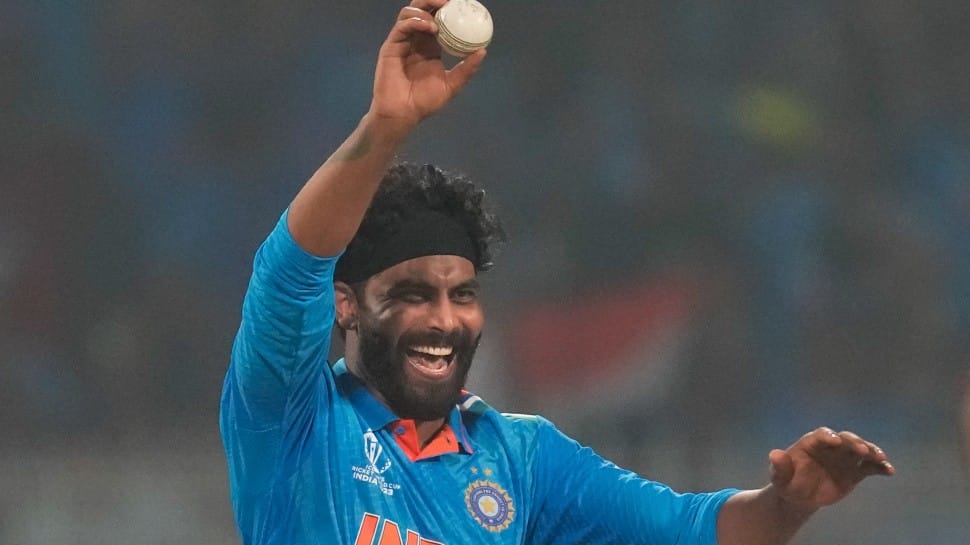 Team India all-rounder Ravindra Jadeja registered his best figures of 5/33 in the ODI format against South Africa in the ICC Cricket World Cup 2023 match. Previously, he took five wickets for 36 runs against West Indies at The Oval in the 2013 Champions Trophy. (Photo: AP)