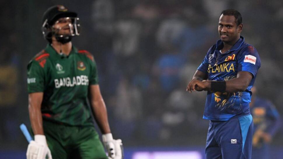 Cricket World Cup 2023: Angelo Mathews Tells Shakib Al Hasan &#039;Time To Go&#039; After Taking His Wicket - WATCH