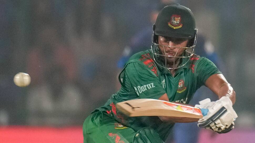 Shakib al Hasan’s fifty-plus score (82) against Sri Lanka, is his 13th fifty-plus score in the tournament, which is the third most by any batter in World Cup history. Sachin Tendulkar and Virat Kohli hold the top two spots with 21 and 14 fifties respectively. (Photo: AP)