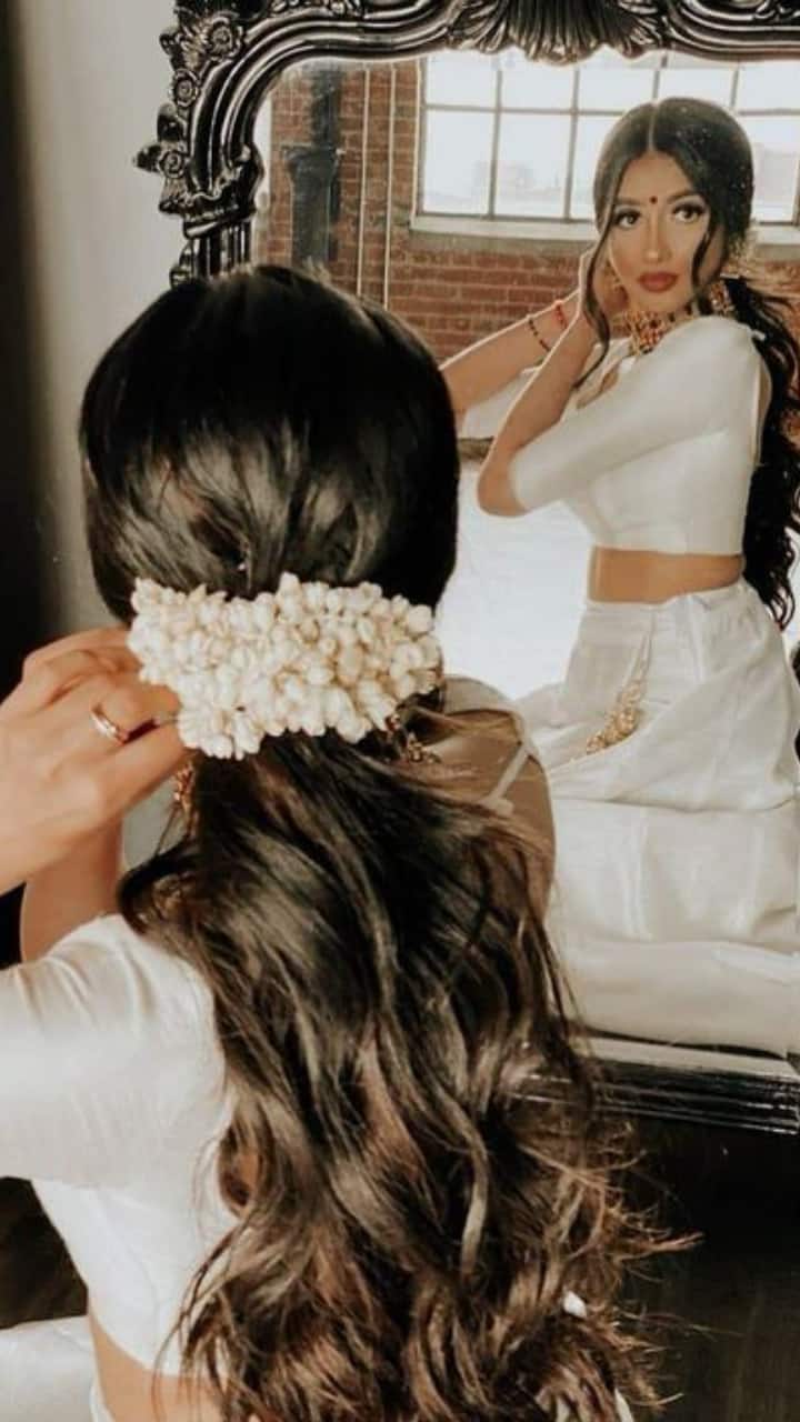 Now Trending - Hairstyles With Gajras Brides Are Rocking ! - Witty Vows