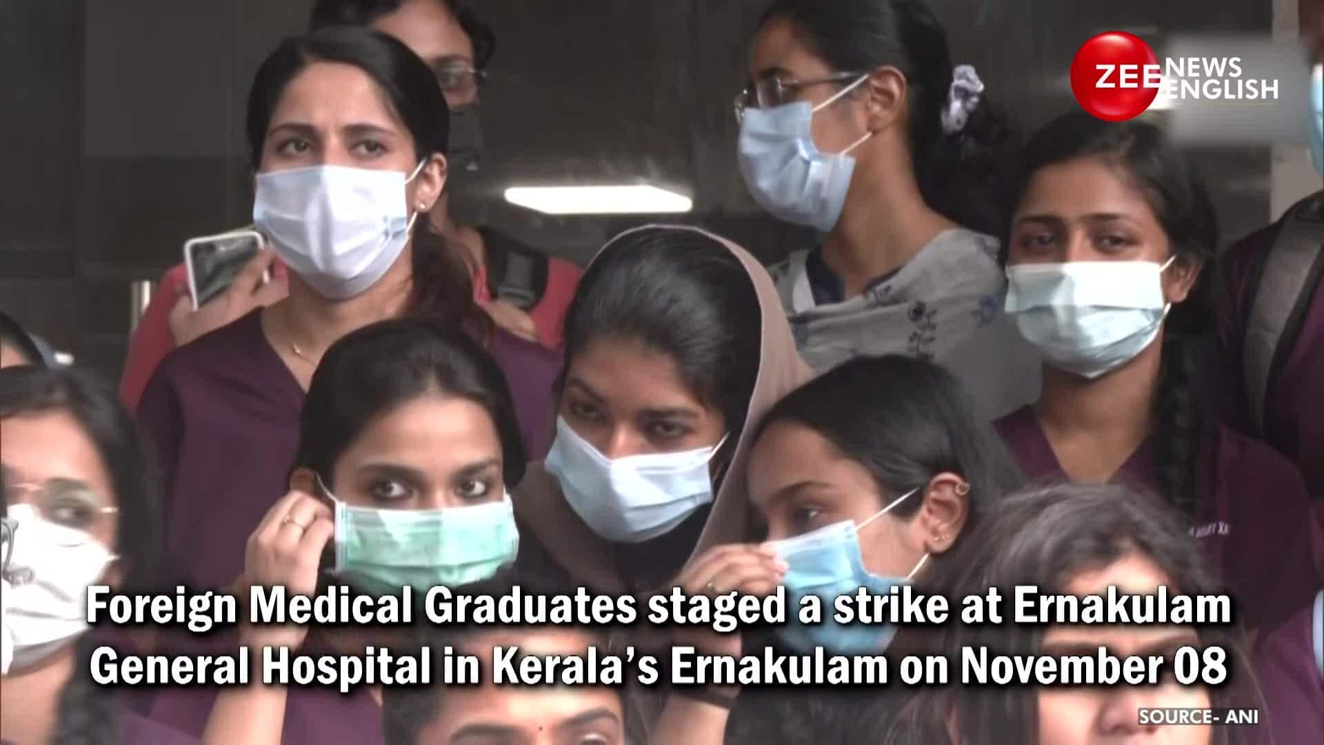 'Banners, Placards For Not Getting Payments' Foreign Medical Graduates ...